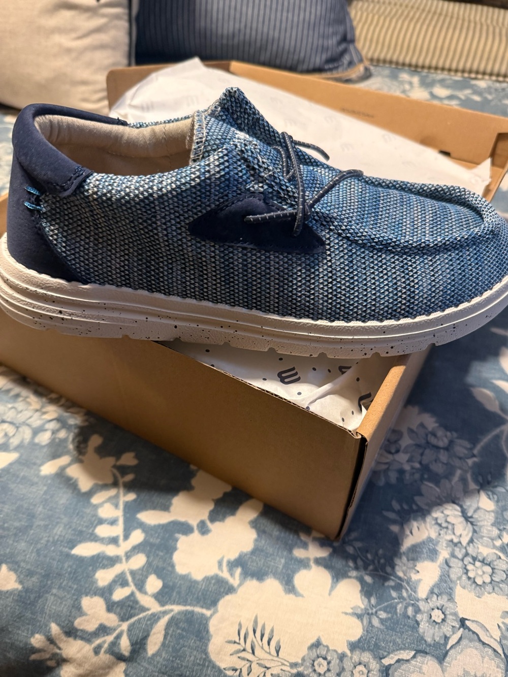 Bruno Marc Kids' Shoes - Blue -Slip on